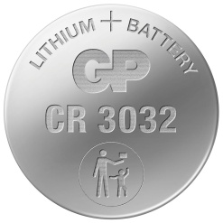Baterie GP Batteries, butoni (CR3032) 3V lithium, blister 1 buc. "GPCR3032E-2CPU1" "GPPBL3032001" (timbru verde 0.01  lei)