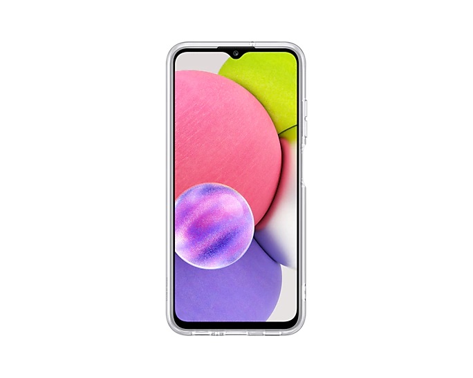 HUSA Smartphone Samsung, pt Galaxy A03s, tip back cover (protectie spate), TPU, ultrasubtire, transparent, "EF-QA038TTEGEU" - imagine 2