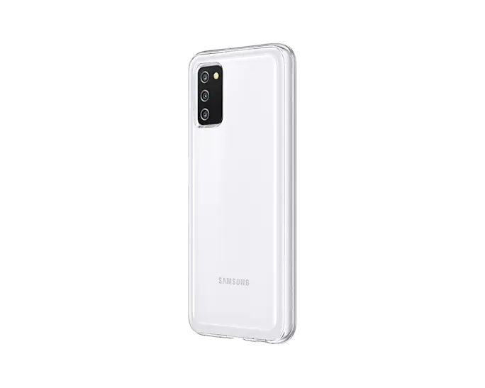 HUSA Smartphone Samsung, pt Galaxy A03s, tip back cover (protectie spate), TPU, ultrasubtire, transparent, "EF-QA038TTEGEU" - imagine 3
