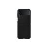 HUSA Smartphone Samsung, pt Galaxy Z Flip3, tip back cover (protectie spate), piele, ultrasubtire, negru, "EF-VF711LBEGWW" - imagine 2