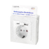 PRIZA LOGILINK, pentru perete, Schuko x 1, USB x1 / USB-C x 1 5 V/2.8 A max, 230 V AC, 50 Hz, alb "PA0262" (include TV 0.18lei) - imagine 4
