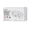 PRIZA INTELIGENTA LOGILINK, Wi-Fi Smart,Schuko x 2, USB x 2 5V/2.4A max. 12W,prot. Supracurent / supratensiune,  IP20, compatibil TUYA, Amazon Alexa si Google Home, alb "SH0102" (include TV 0.18lei) - imagine 3