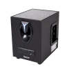 BOXE SPACER Gaming 2.1, RMS: 14W (2 x 3W + 8W), bluetooth, telecomanda wireless, control volum, bass, subwoofer lemn MDF, 220V alimentare, 3 x LED, USB/SD/AUX/radio FM, black, "SPGS-HURRICANE-BT" (timbru verde 2.00 lei) - imagine 3