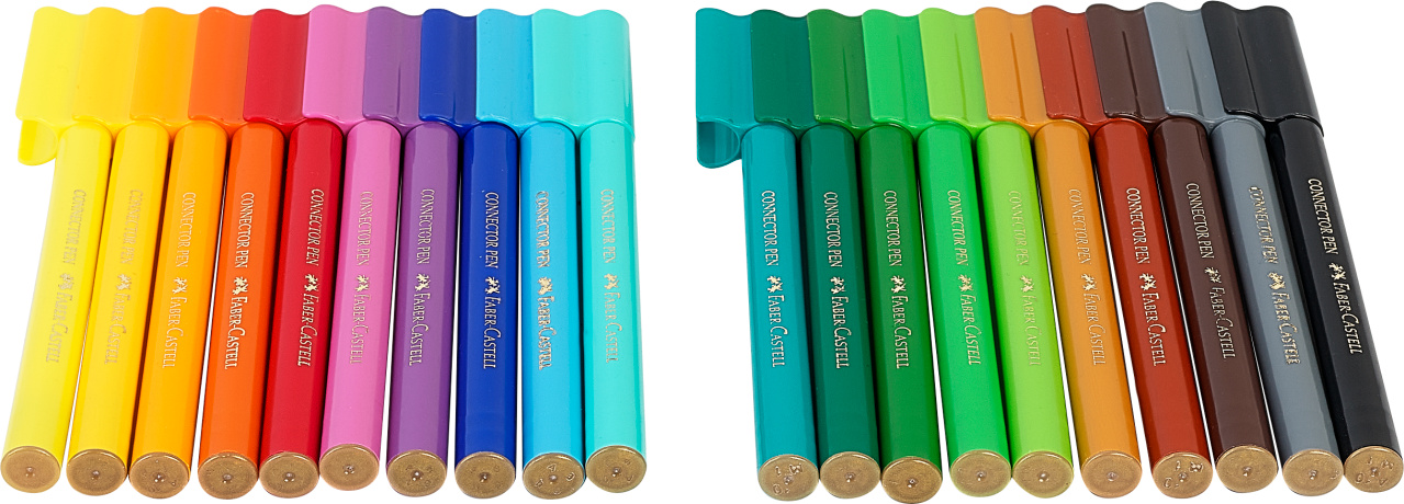 CARIOCA 20 CULORI DINOZAURI CONNECTOR FABER-CASTELL - imagine 3