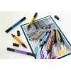 PITT ARTIST PEN DUAL MARKER SET 5 BUC FLOWERS FABER-CASTELL - imagine 5