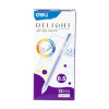 PIX CU GEL CU MECANISM 0.5MM MOV DELIGHT DELI - imagine 2