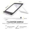 SUPORT LAPTOP I-SPIRE QUICK-LIST ALB FELLOWES - imagine 4