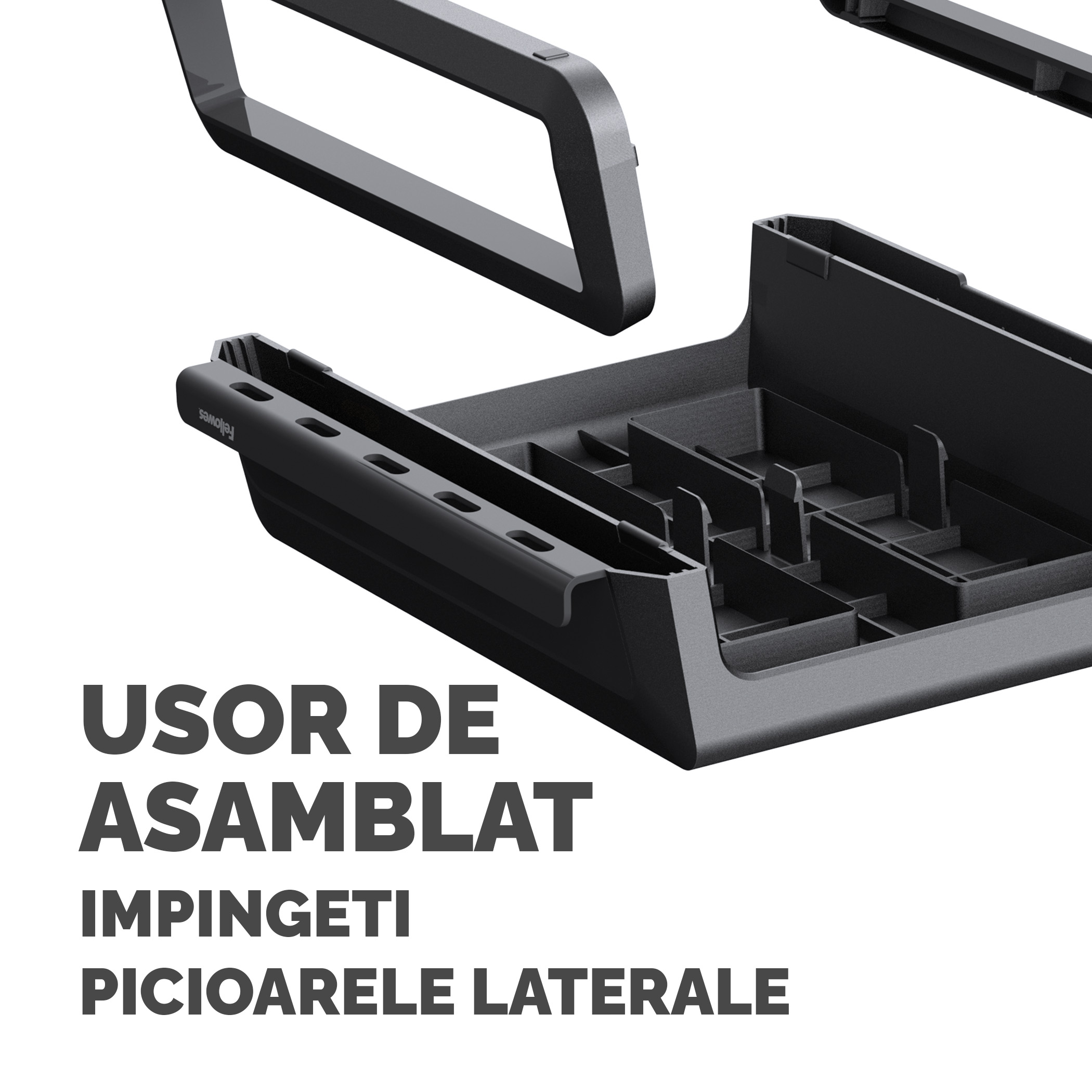 SUPORT MONITOR NEGRU BREYTA - imagine 5