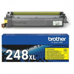 Toner Original Brother Yellow, TN248XLy, pentru HL-L3220|L3240|HL-L8230|L8240|DCP-L3520|DCP-L3560|MFC-L3740|MFC-L8340|MFC-L8390, 2.3K, (timbru verde 1.2 lei)"TN248XLY"