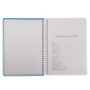 CAIET SPIRA C5 120 FILE DICTANDO 4 SUBIECTE COPERTA CARTONATA NOTTE - imagine 4