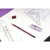 CREION GRAFIT HB FARA GUMA NEGRU-NEON EBERHARD FABER - imagine 3