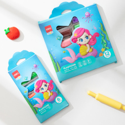 Alternative view of PLASTILINA 12 CULORI 240G CUTIE CARTON DELI