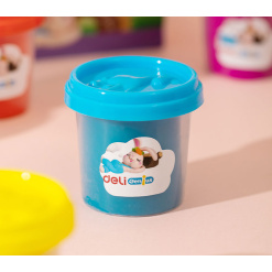Alternative view of PLASTILINA MODELAJ 6 CULORI X 100G DELI