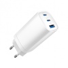 ALIMENTATOR retea 220V GEMBIRD, universal, 2 x USB Type-C 3.25A PD 65W, 1 x USB-A 3.0 maxim 2.25A QC 27W, alb, "TA-UC-PDQC65-01-W" (timbru verde 0.18 lei)