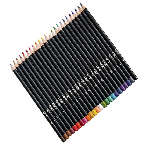 CREIOANE COLORATE 24 CULORI INTENSITY PREMIUM BIC - imagine 2