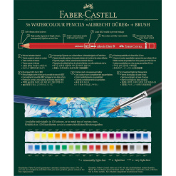 Alternative view of CREIOANE COLORATE ACUARELA 36 CULORI STUDIO DURER FABER-CASTELL
