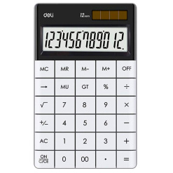 CALCULATOR BIROU 12DIG MODERN ALB DELI