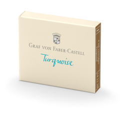 CARTUSE CERNEALA MICI TURCOAZ 6 BUC/CUTIE GRAF VON FABER-CASTELL