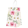 PUNGA HARTIE MANER RASUCIT 26 x 12 x 35 CM ALB/ALB FLORI PAPIROTI