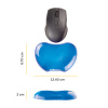 SUPORT INCHEIETURI ALBASTRU GEL CRYSTAL FELLOWES - imagine 3