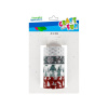 Banda decorativa - motive Craciun, 1-2cm x 4m, diverse culori, set 4 buc, Craft with Fun, 521569