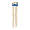 Accesorii creatie - diamante dantela plastic, galben, 30cm, autoadezive, blister 2 buc, Fiorello, GR-DS081-4 / 170-2464
