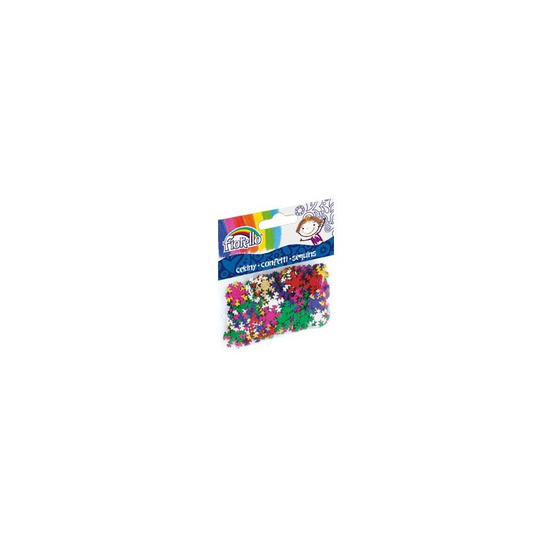 Accesorii creatie - confetti, 18x18mm, fulgi de nea, Fiorello, GR-K142 / 170-2265