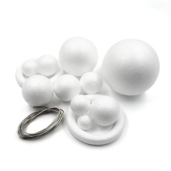 Alternative view of Accesorii creatie - polistiren - Sistem Solar, Colorarte, set de 13 buc