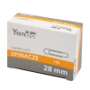 Agrafe birou Grand 110-1649, metalice, 28mm, argintii, cutie 100 buc