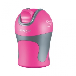 Alternative view of Ascutitoare dubla Keyroad KR971584, 2 orificii, plastic, cu rezervor, pentru creioane grafit, diverse culori intense