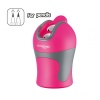 Ascutitoare dubla Keyroad KR971584, 2 orificii, plastic, cu rezervor, pentru creioane grafit, diverse culori intense