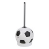 Ascutitoare electrica Eagle EG-5012, alimentare 4 baterii AA neincluse, 1 orificiu, 8mm, model minge fotbal, plastic, alb-negru - imagine 2