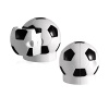 Ascutitoare electrica Eagle EG-5012, alimentare 4 baterii AA neincluse, 1 orificiu, 8mm, model minge fotbal, plastic, alb-negru - imagine 6