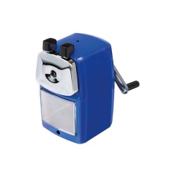 Alternative view of Ascutitoare mecanica Fiorello GR-5000 130-1863, 1 orificiu, cu manivela, metal, albastru