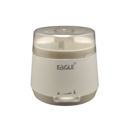 Ascutitoare electrica Eagle TY60, alimentare 2 baterii AA neincluse, 1 orificiu, 8mm, plastic, alb