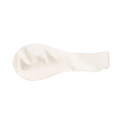 Baloane aniversare Fiorello, 25.4cm, alb metalizat, 170-1562, set 100 buc