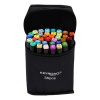 Borseta cu 36x Marker 2 capete Keyroad ArtMarkers MP74244, varf fin/tesit - imagine 3