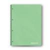 Caiet cu spirala metalica A4 Colorarte, 120 file, dictando, coperta plastic 350microni, 70g/mp, separatoare cu index - imagine 4