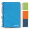 Caiet cu spirala plastic A4 Colorarte, 80 file, matematica, colturi rotunjite, coperta plastic 350microni, 70g/mp - imagine 2