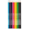 Creioane colorate Keyroad KR972228, triunghiulare, 12 culori, cutie metalica - imagine 2