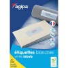 Etichete autocolante Agipa 101135/119014, 4/A4, 105x148.5mm, permanente, colturi drepte, alb, top 100 coli (400 etichete)