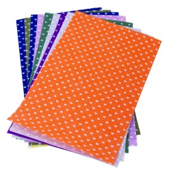 Coli fetru A4 - inimi, 1mm, set 10 coli, Colorarte