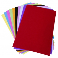 Coli fetru A3 - simplu, 1mm, diverse culori, set 10 coli, Colorarte, HYZ- 611