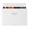 Fineliner UNI EMOTT PEM-SY, 0.4mm, set 40 culori - imagine 2
