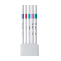 Alternative view of Fineliner UNI EMOTT PEM-SY, 0.4mm, NO.5, set 5 culori pastel