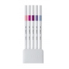 Fineliner UNI EMOTT PEM-SY, 0.4mm, NO.7, set 5 culori pastel - imagine 2