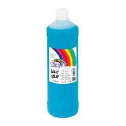 Lipici lichid Fiorello, 1l, hartie si carton, lavabil, albastru-transparent dupa uscare, 130-1834