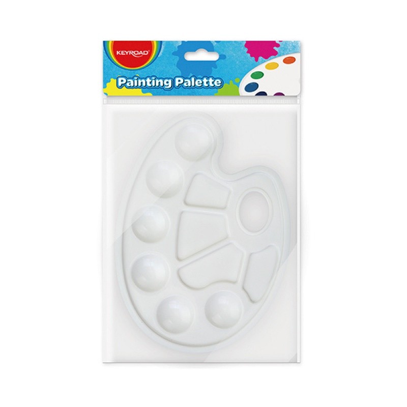 Paleta pictura Keyroad, 23.2cm, plastic, ovala, KR971855 - imagine 2