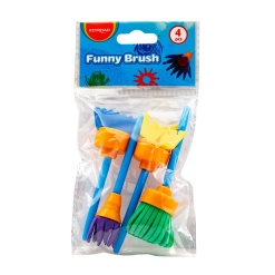 Alternative view of Pensula Keyroad Baby Line KR971858, diferite forme, pentru copii, set 4 buc