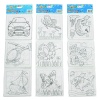 Puzzle carton 3in1 16 piese Colorarte de colorat, diverse modele, E-008, 3+ ani
